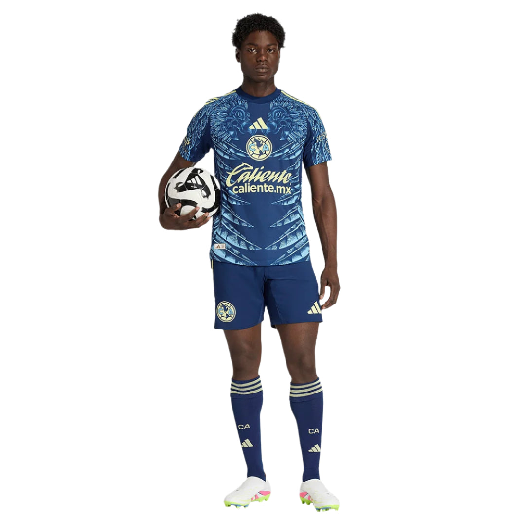adidas Brian Rodriguez Men's Club América 25/26 Authentic Away Jersey (Blue)