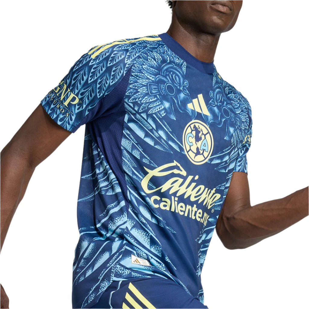 adidas K. Alvarez Men's Club América 25/26 Authentic Away Jersey (Blue)