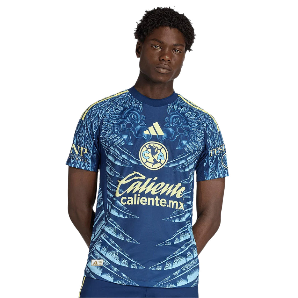 adidas L. Malagon Men's Club América 25/26 Authentic Away Jersey (Blue)