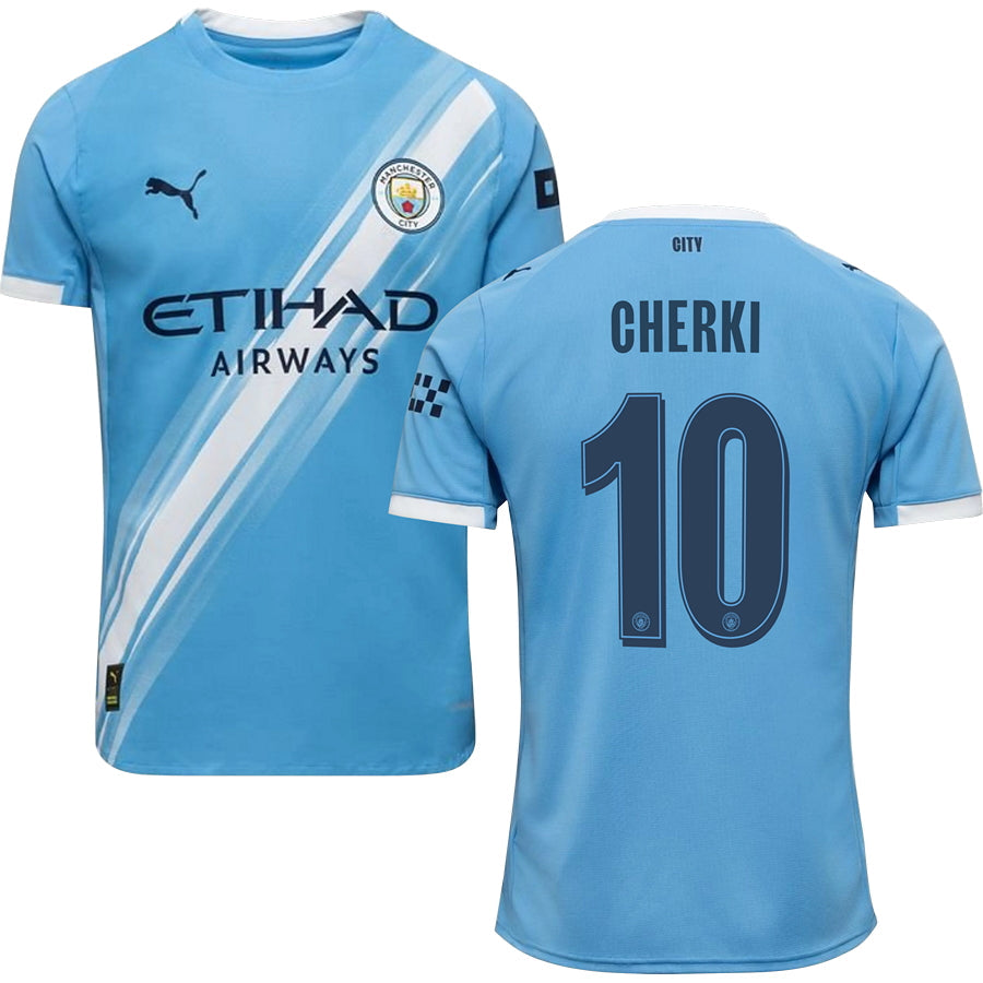Manchester City Home #10 CHERKI Jersey 2025/26 Adults