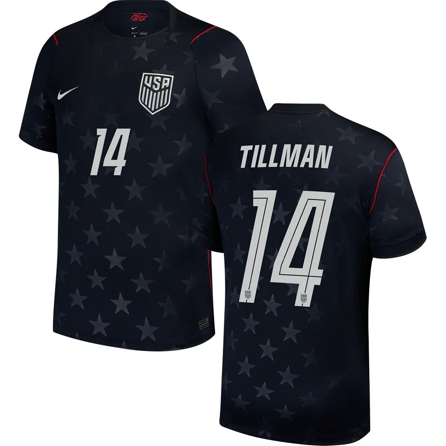 Men’s #14 Malik Tillman 2026 World Cup Jersey