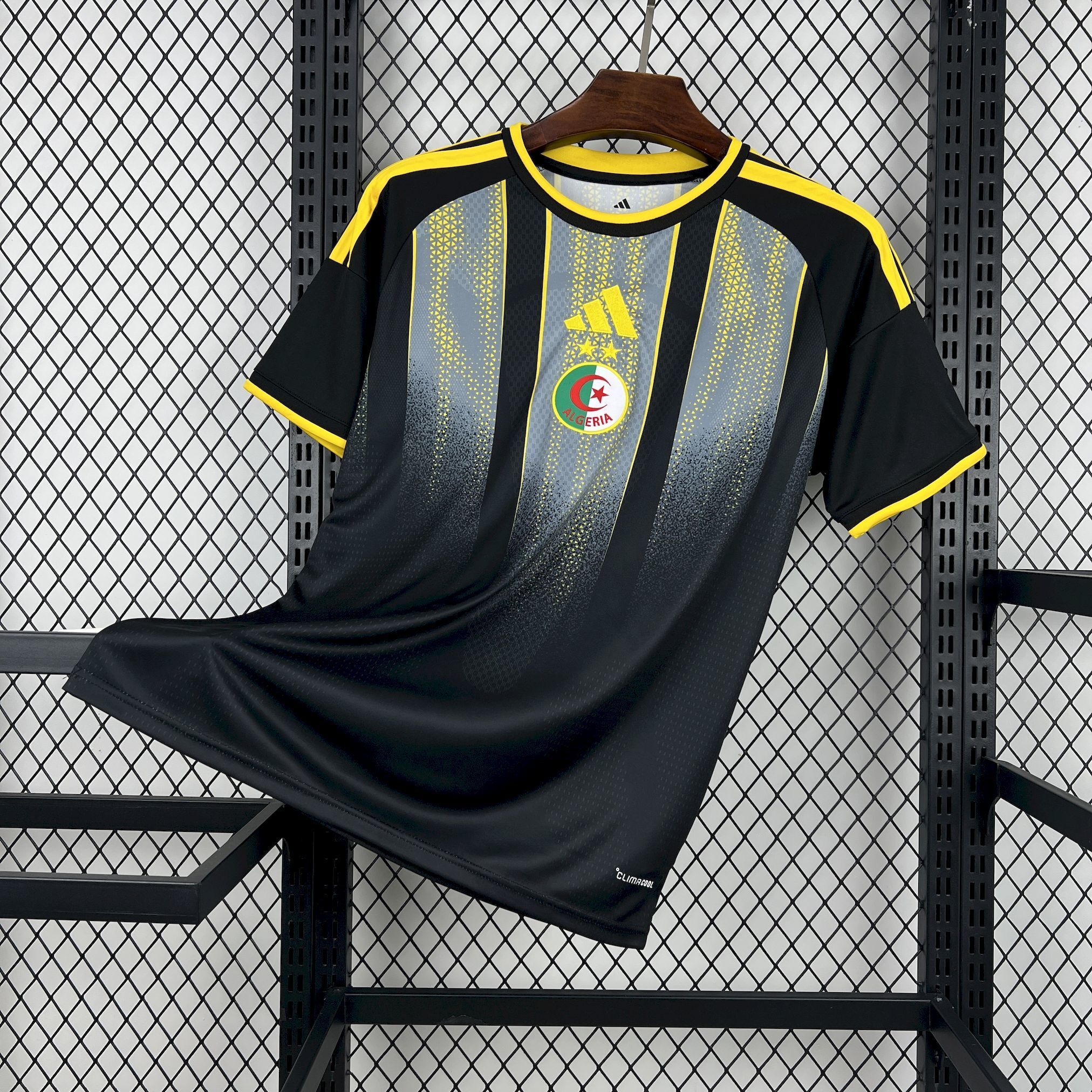 Algeria Pre-Match Soccer Jersey World Cup 2026 - Black