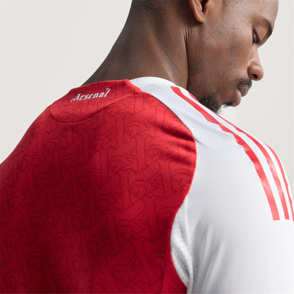 adidas Bukayo Saka Arsenal FC Authentic Home Jersey 25/26 w/ EPL Patch (Better Scarlet/White