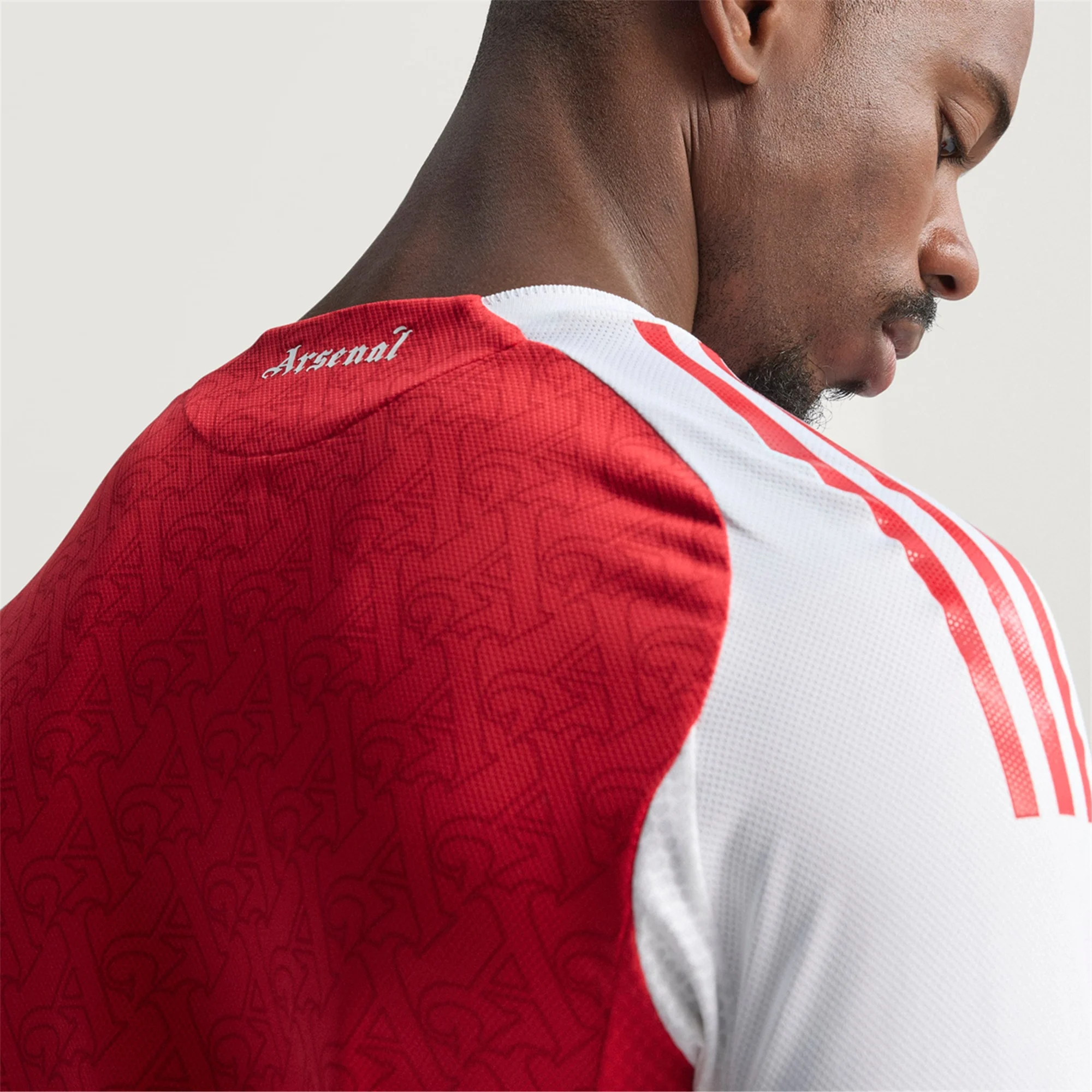 adidas Leandro Trossard Arsenal FC Authentic Home Jersey 25/26 w/ EPL Patch (Better Scarlet/White