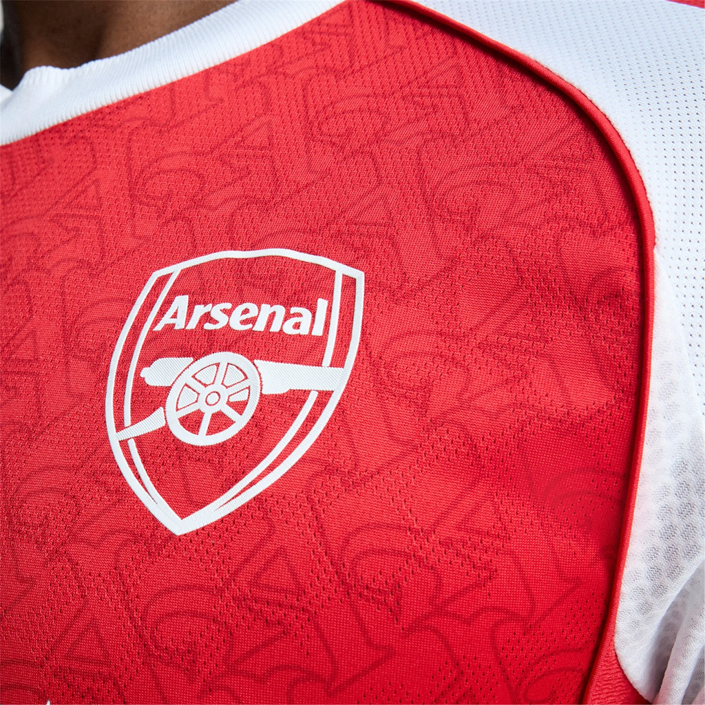 adidas Bukayo Saka Arsenal FC Authentic Home Jersey 25/26 w/ EPL Patch (Better Scarlet/White