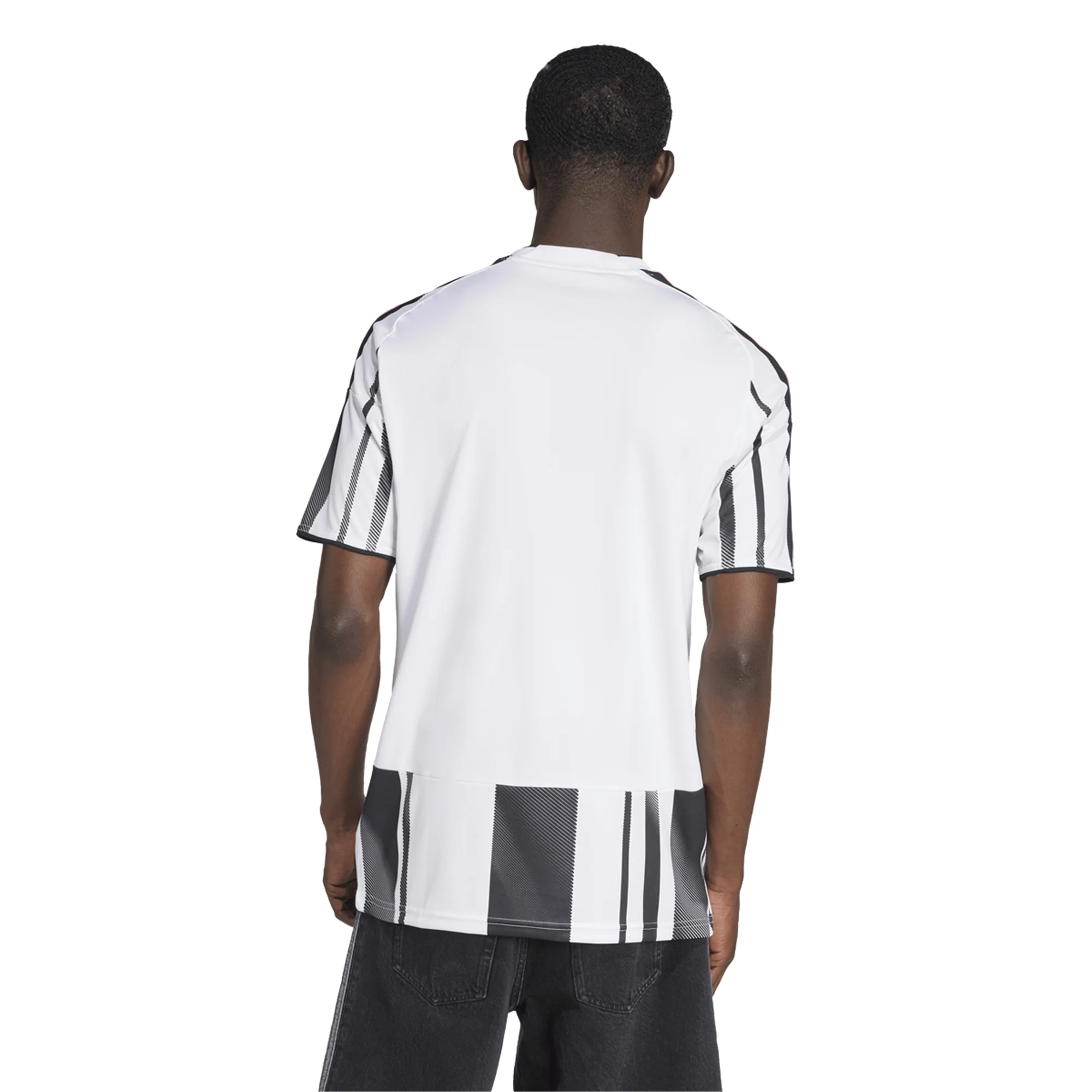 adidas Juventus Adzic Home Jersey w/ Champions League Patches 25/26 (White/Black/Pink)