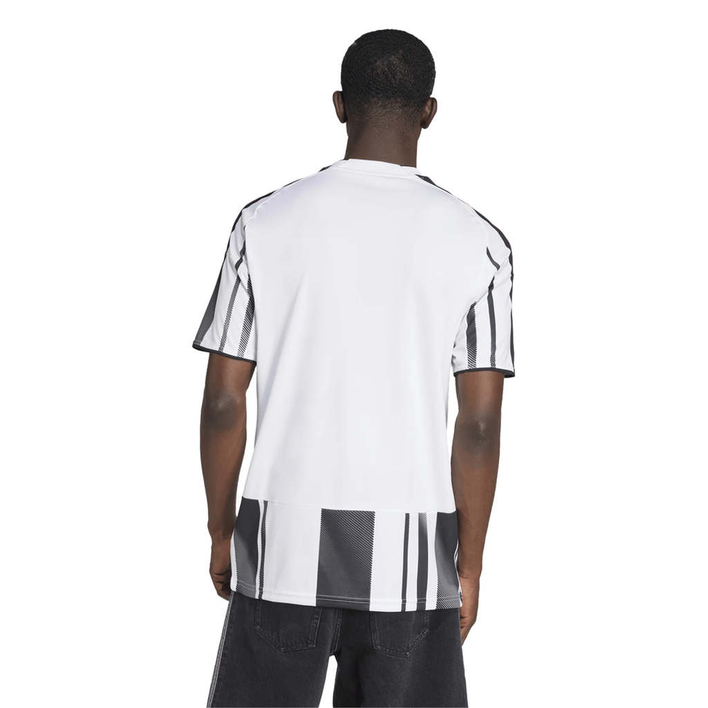 adidas Juventus Kostic Home Jersey w/ Champions League Patches 25/26 (White/Black/Pink)