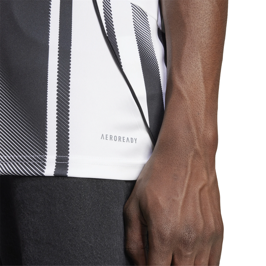 adidas Juventus Thuram Home Jersey w/ Champions League Patches 25/26 (White/Black/Pink)