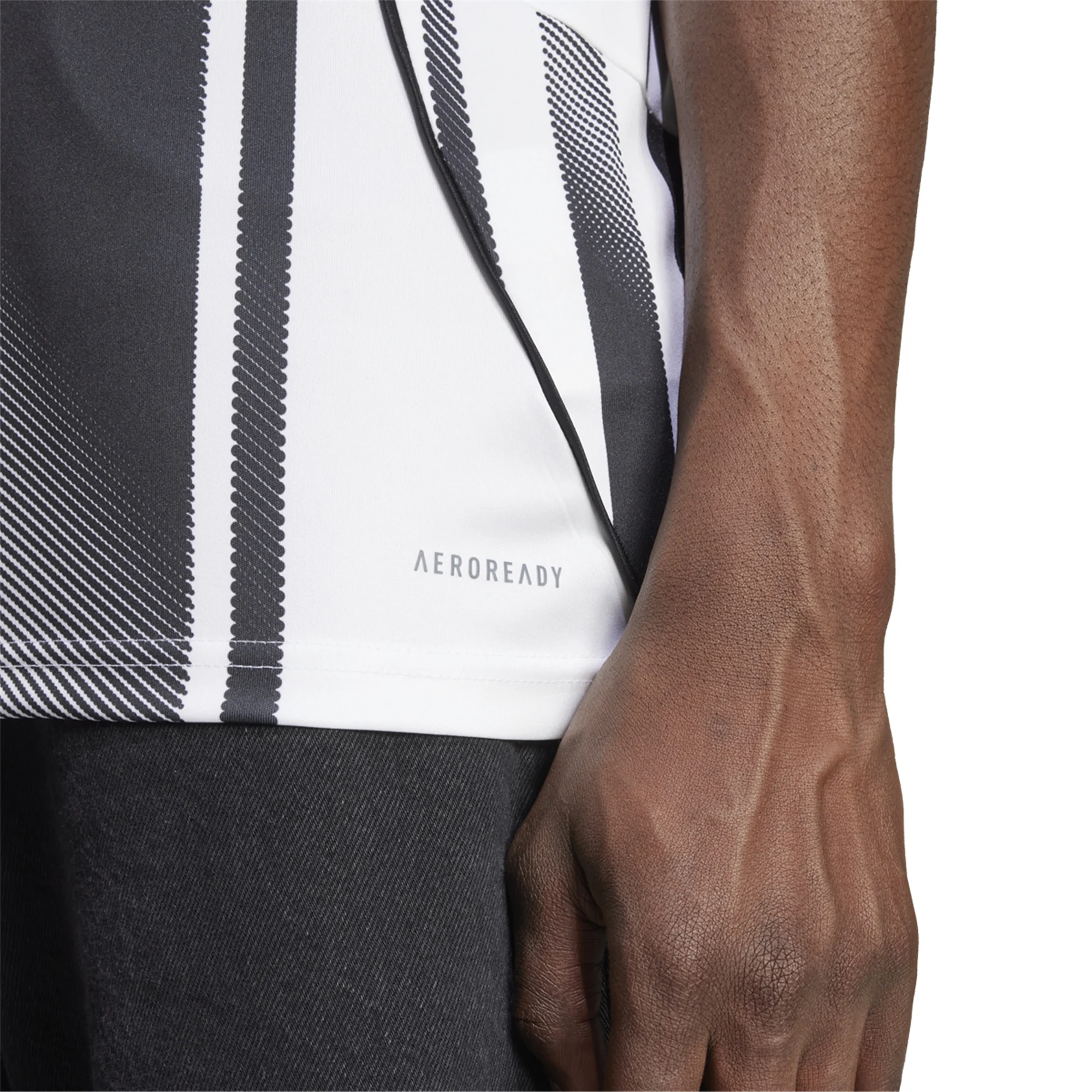 adidas Juventus Adzic Home Jersey w/ Champions League Patches 25/26 (White/Black/Pink)
