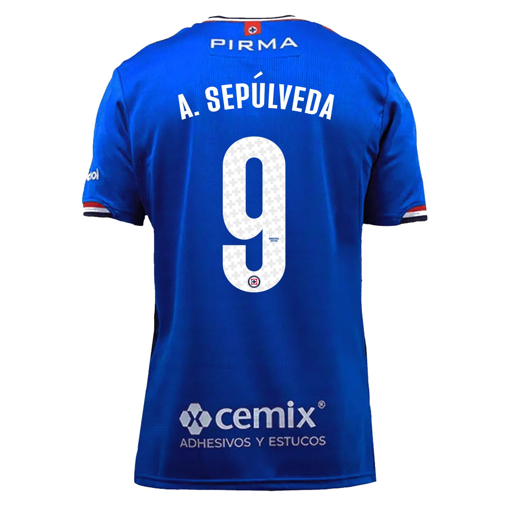 Pirma Men's Angel Sepulveda Cruz Azul Home Jersey 25/26 (Blue)
