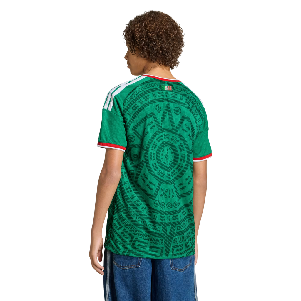 adidas Youth J. Sanchez Mexico 2026 Home World Cup Jersey (Bold Green)