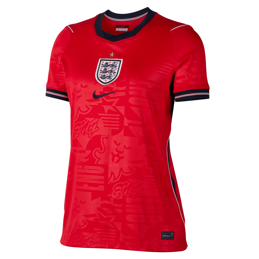 England Away Soccer Women Jersey World Cup 2026 - Red