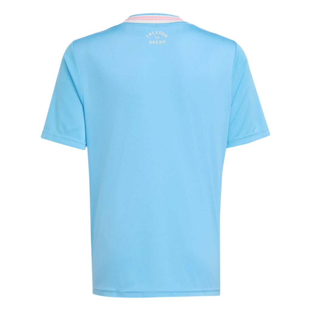 adidas Youth Inter Miami 25/26 Third Jersey (Blue/Pink)