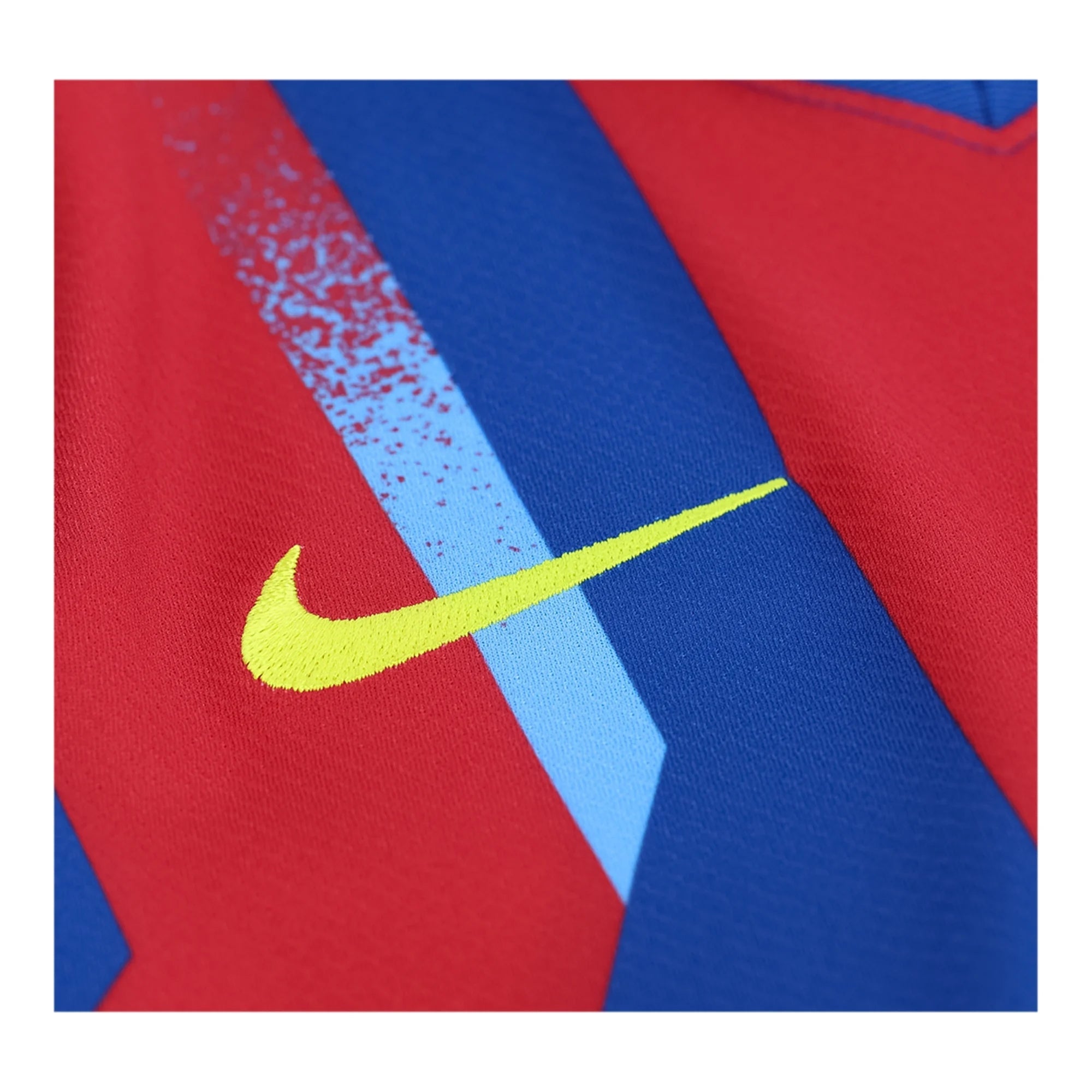 Nike Youth Lamine Yamal FC Barcelona 4th Soccer Jersey 25/26 (Gym Blue/Salsa Red)