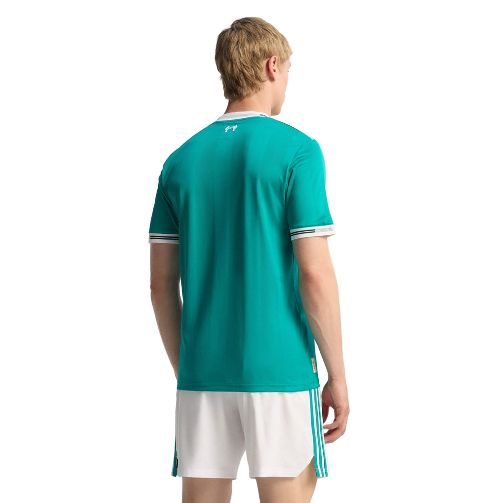 adidas Liverpool FC Authentic Cody Gakpo Third Jersey w/ EPL + No Room For Racism Patches 25/26 (Sea Green)