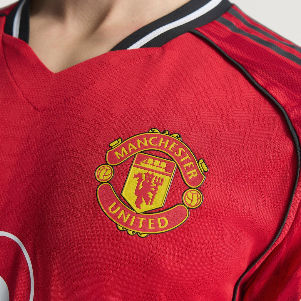 adidas Amad Men's Manchester United Authentic Home Jersey 25/26 w/ NRFR + EPL Patch (Red)
