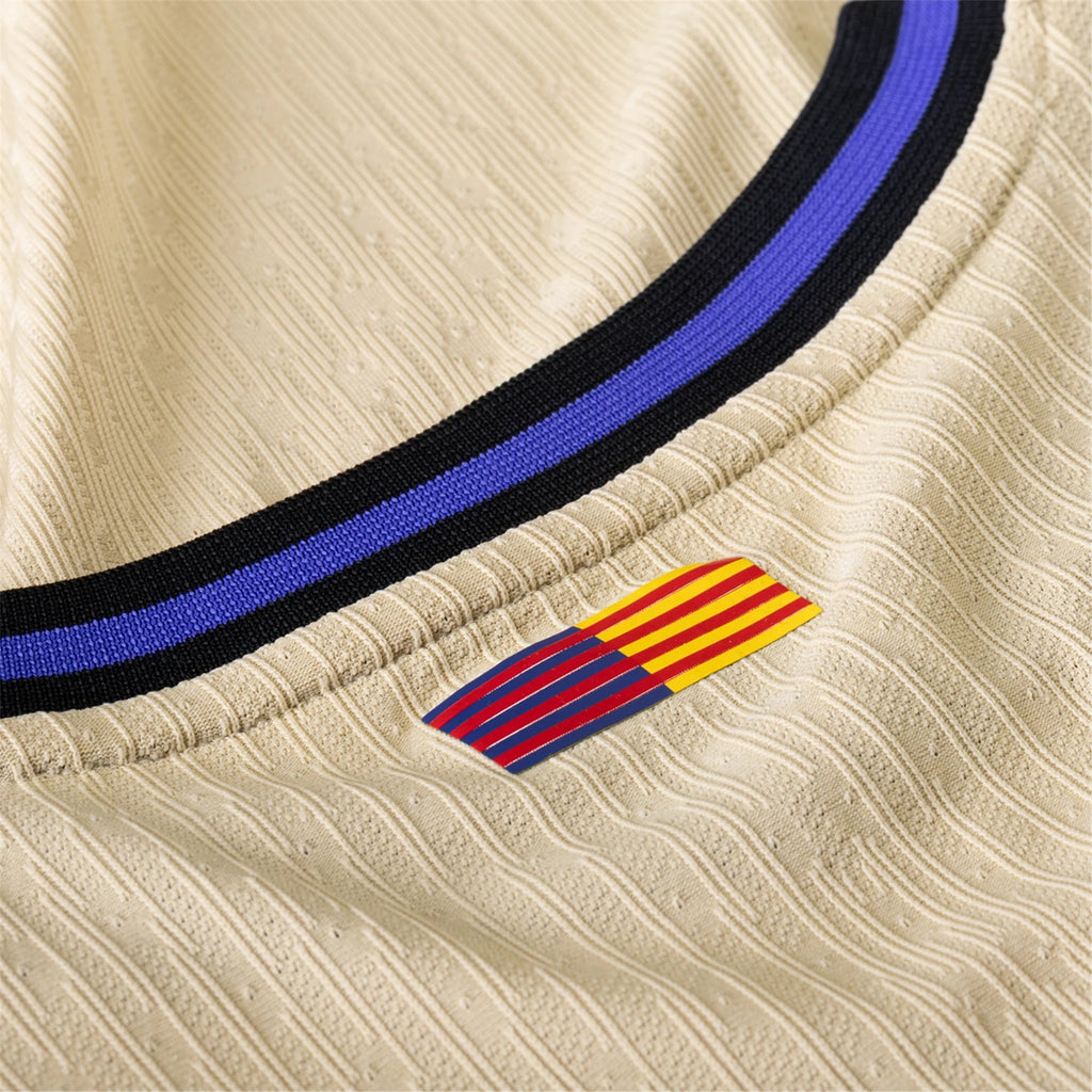 Nike Kobe Bryant Men's FC Barcelona Away Jersey 25/26 w/ Champions League Patches (Team Gold/Persion Violet/Black)