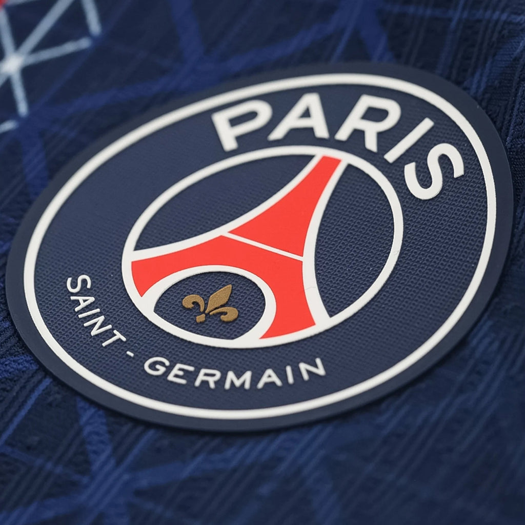 Nike Men's Beroldo Paris Saint-Germain Authentic Home Jersey 25/26 w/ Champions League Patches (Navy)