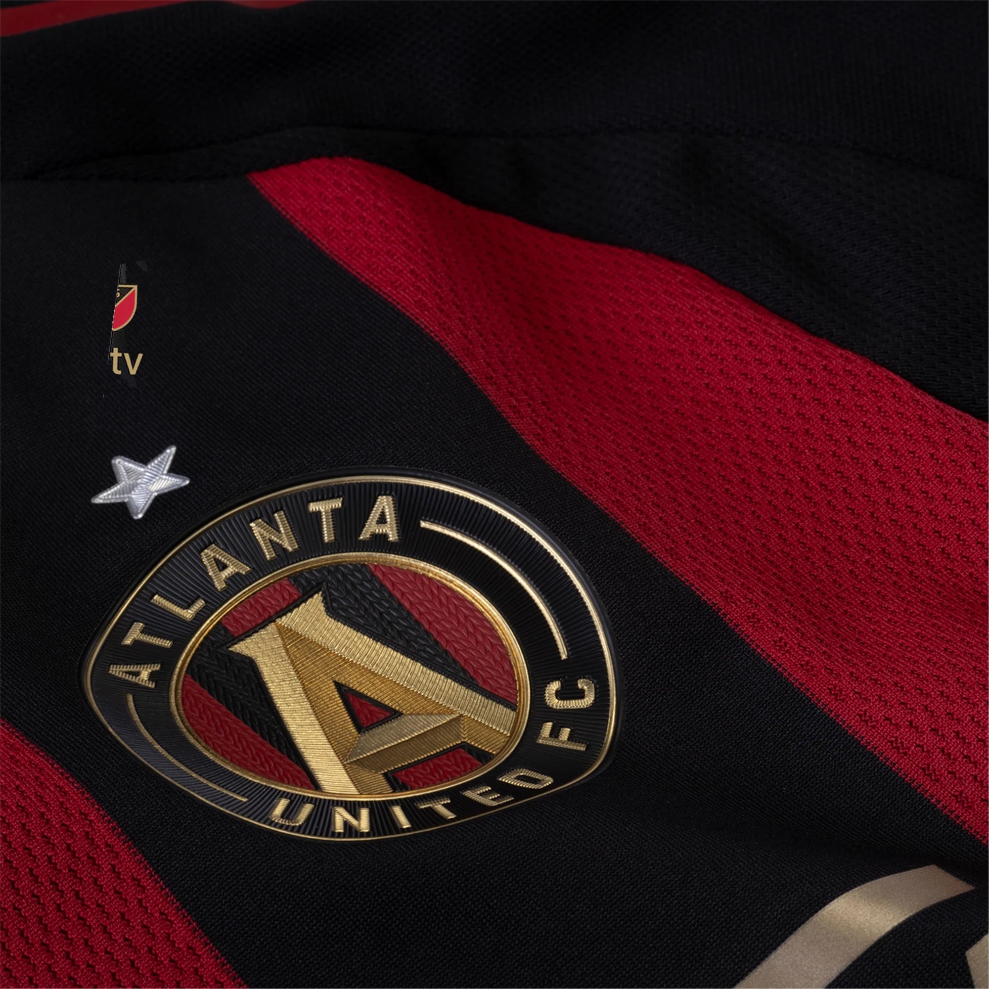 adidas Adyn Torres Atlanta United Authentic Home Jersey w/ MLS Patches 25/26 (Red/Black)