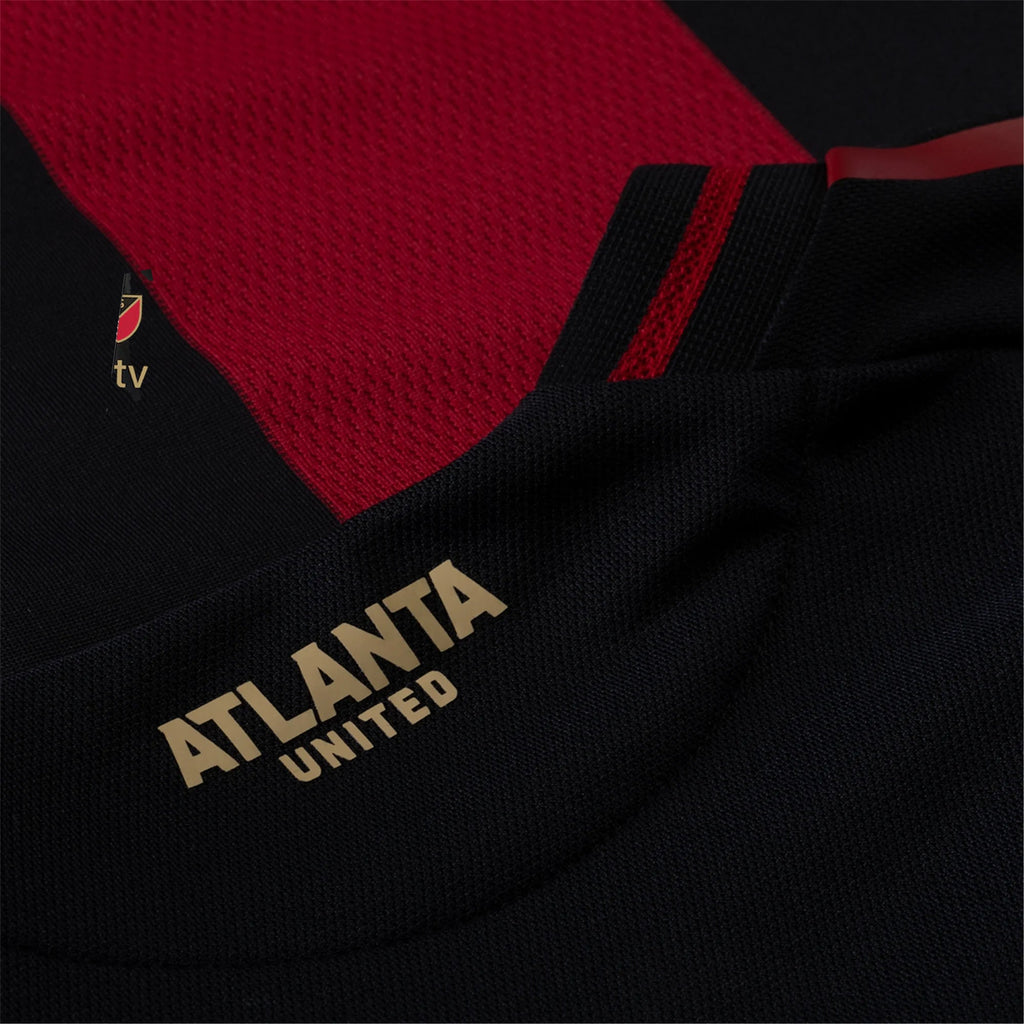 adidas Luis Abram Atlanta United Authentic Home Jersey w/ MLS Patches 25/26 (Red/Black)