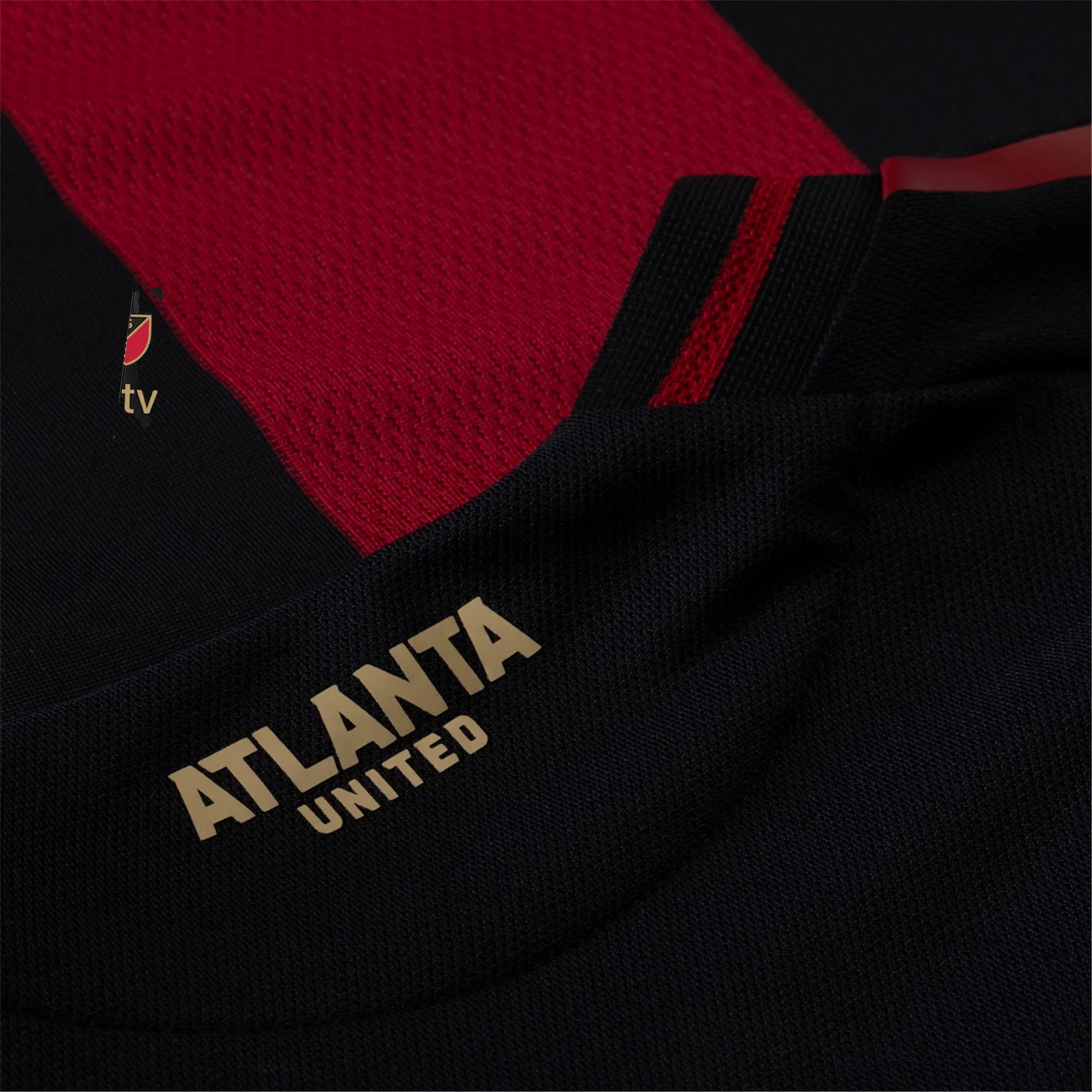 adidas Luke Brennan Atlanta United Authentic Home Jersey w/ MLS Patches 25/26 (Red/Black)