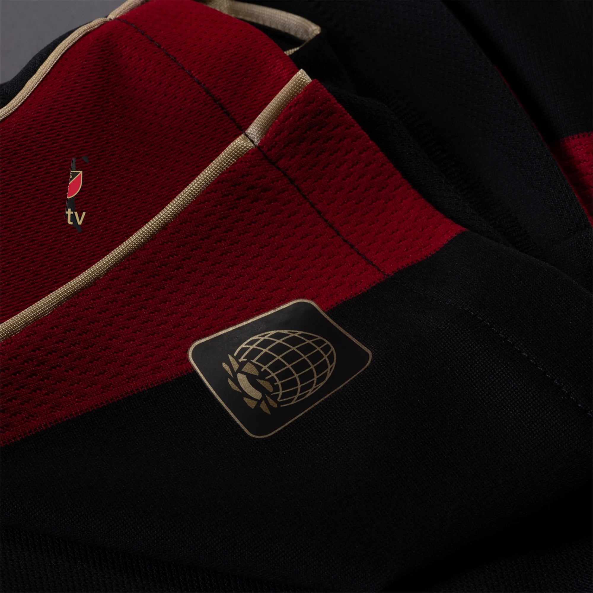 adidas Tristan Muyumba Atlanta United Authentic Home Jersey w/ MLS Patches 25/26 (Red/Black)