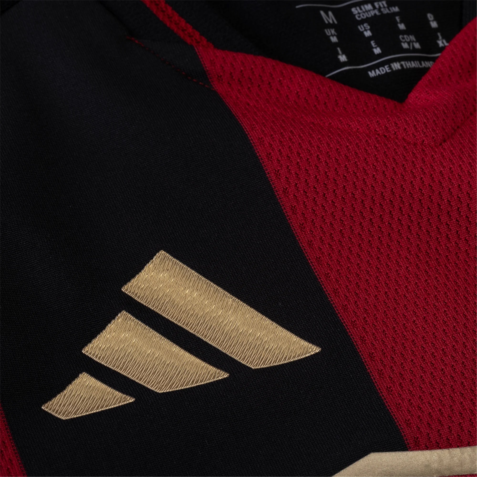 adidas Ajani "Jay" Fortune Atlanta United Authentic Home Jersey w/ MLS Patches 25/26 (Red/Black)