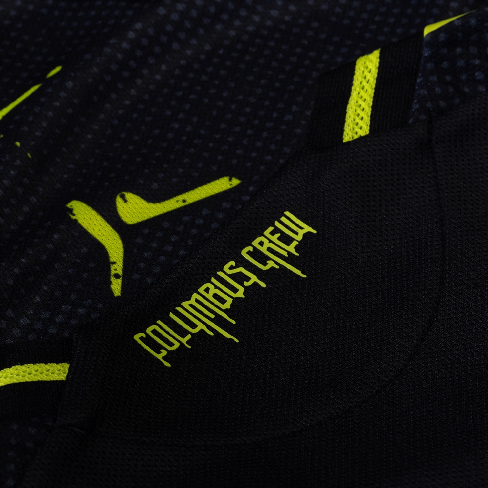 adidas Cesar Ruvalcaba Columbus Crew Authentic Away Jersey w/ MLS Patches 25/26 (Black/Yellow)