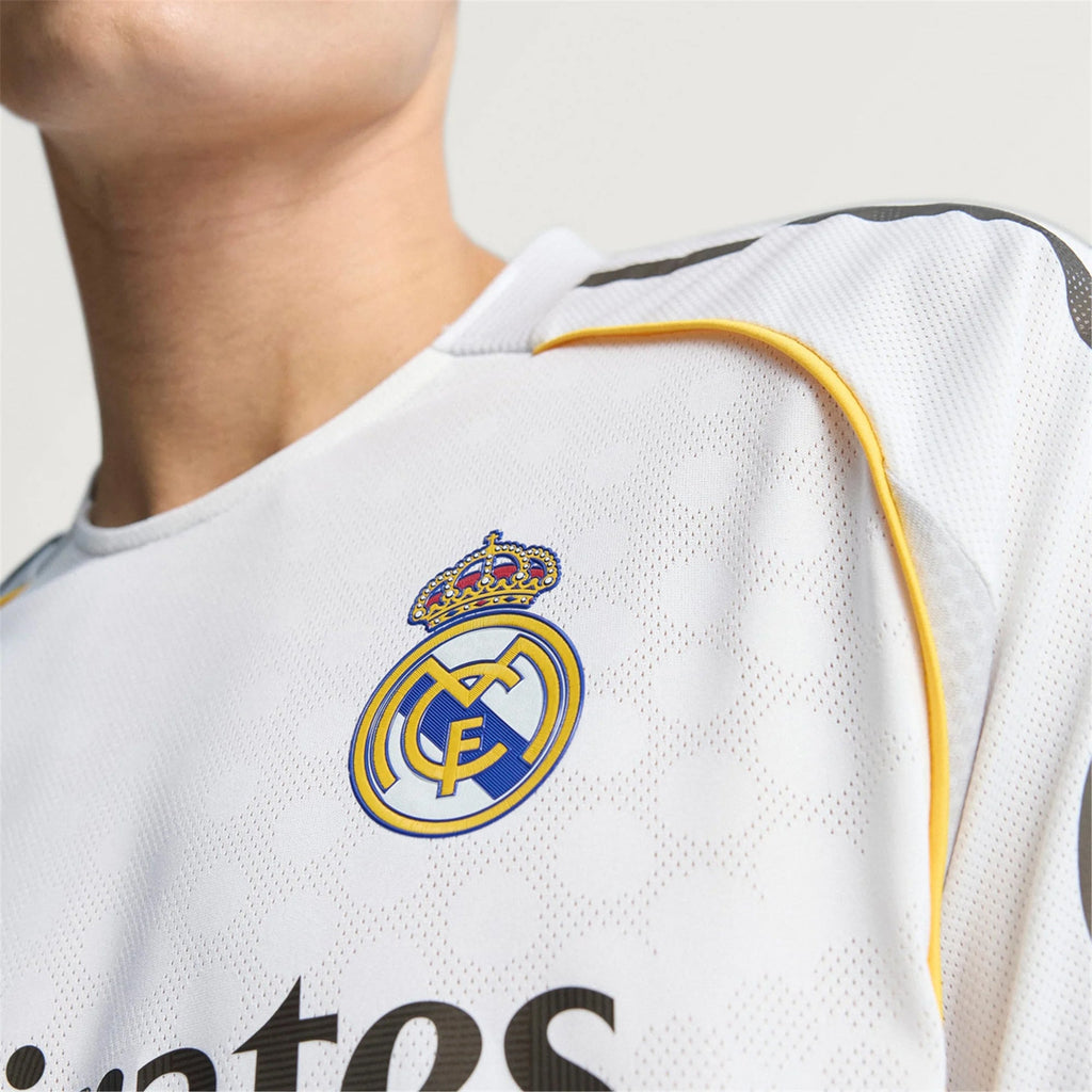 adidas Jude Bellingham Real Madrid Authentic Home Jersey 25/26 w/ Champions League Patches (White)