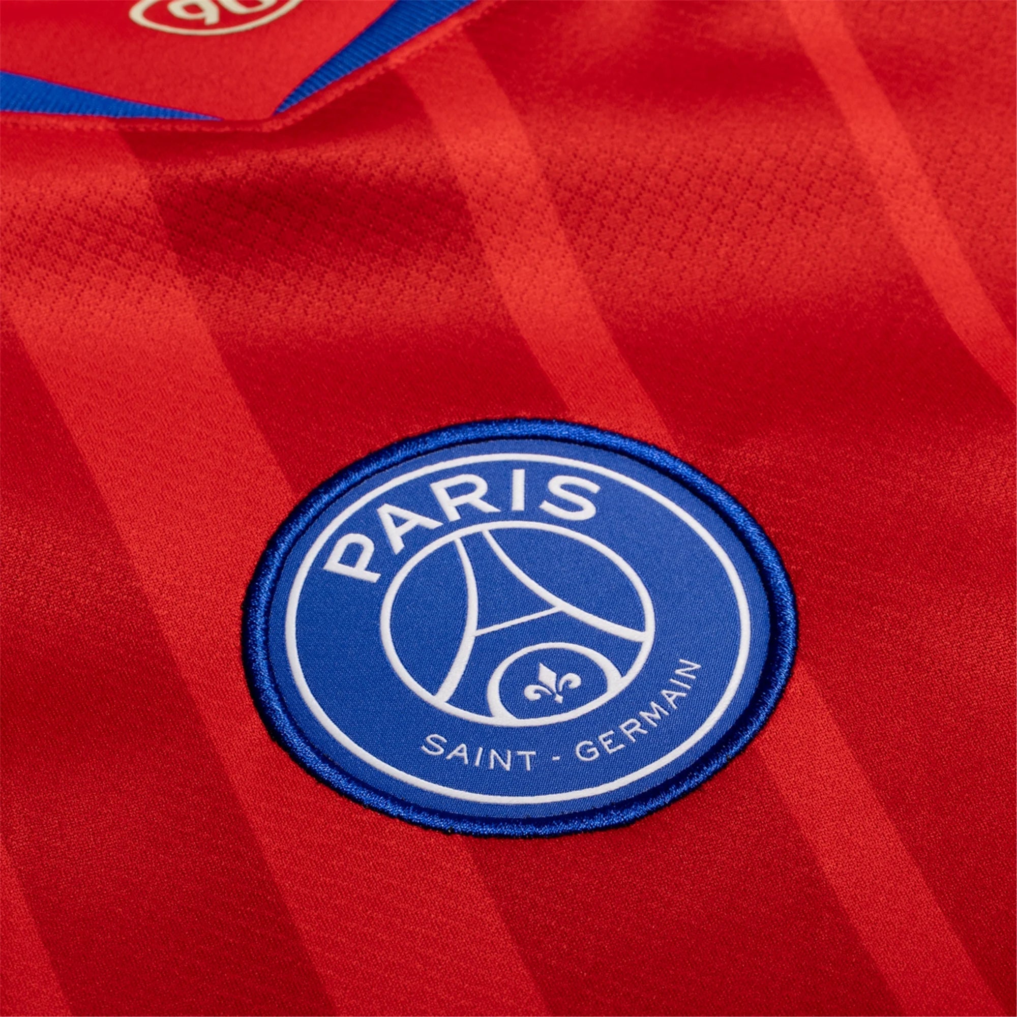 Nike Men's Paris Saint-Germain Authentic Third Jersey 25/26 (Sport Red/Hyper Royal)