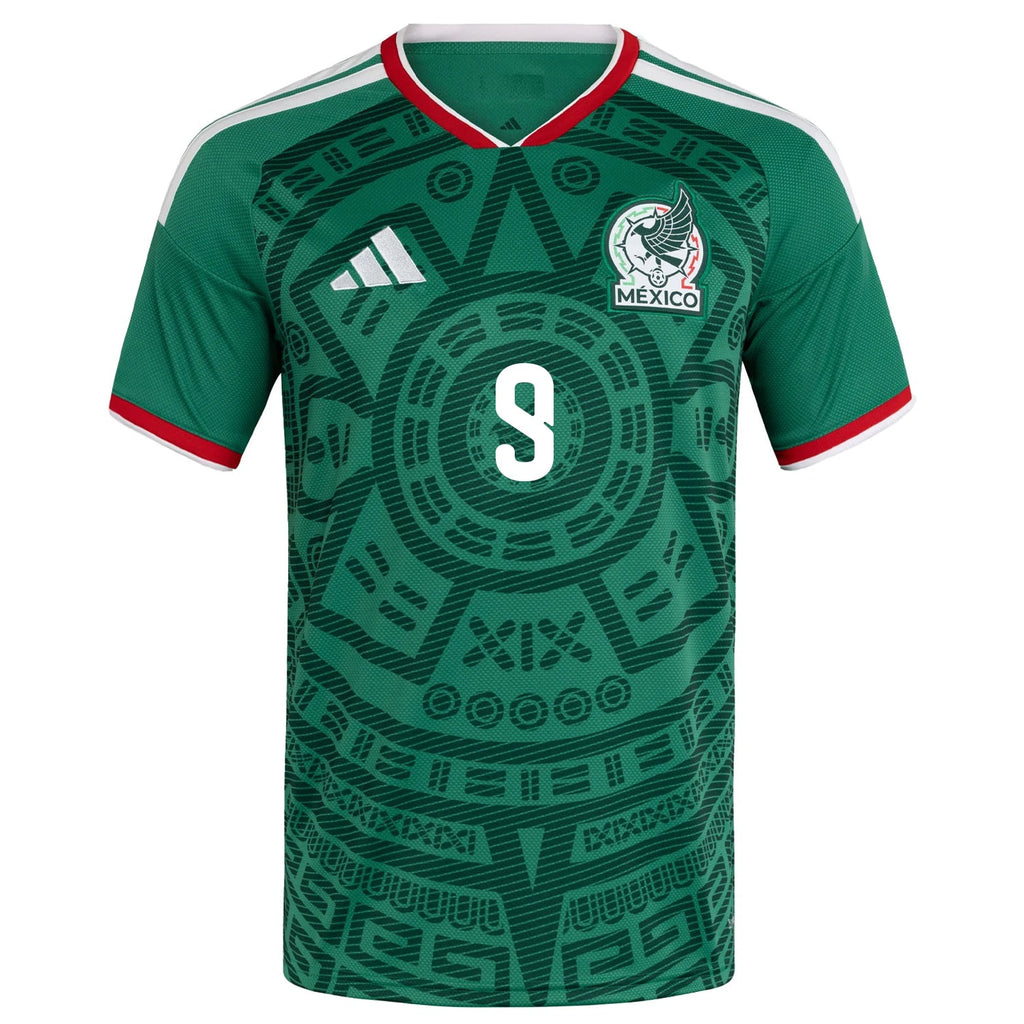 adidas Men's Raul Jimenez Mexico Home 2026 World Cup Jersey (Bold Green)