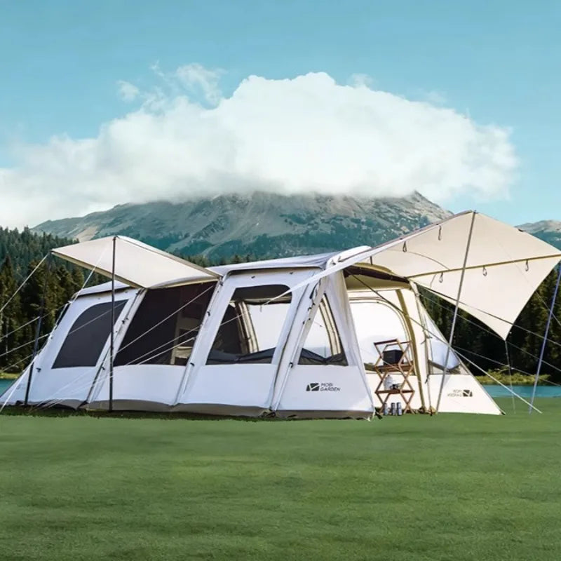 Thickened Large Space Tunnel Tents Portable Foldable