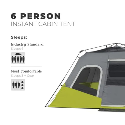 Instant Cabin Tents 6 Person/ 9 Person/