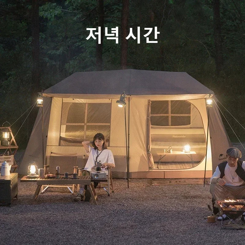 13㎡ Outdoor Camping Two Bedroom Family Tent