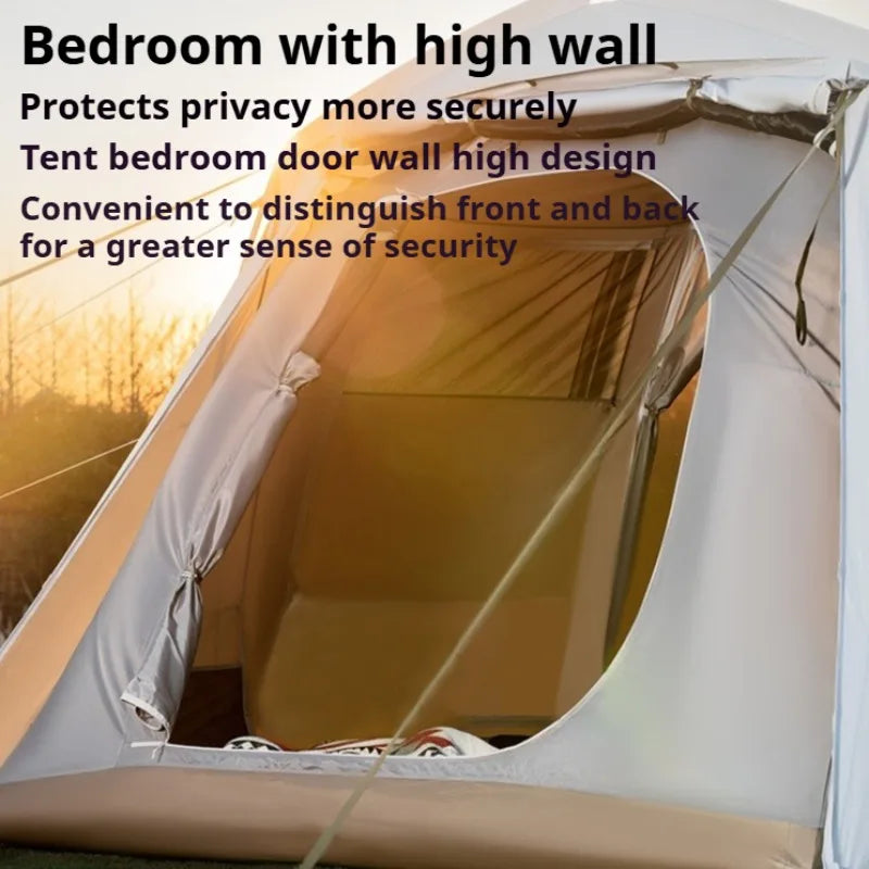 Thickened Large Space Tunnel Tents Portable Foldable