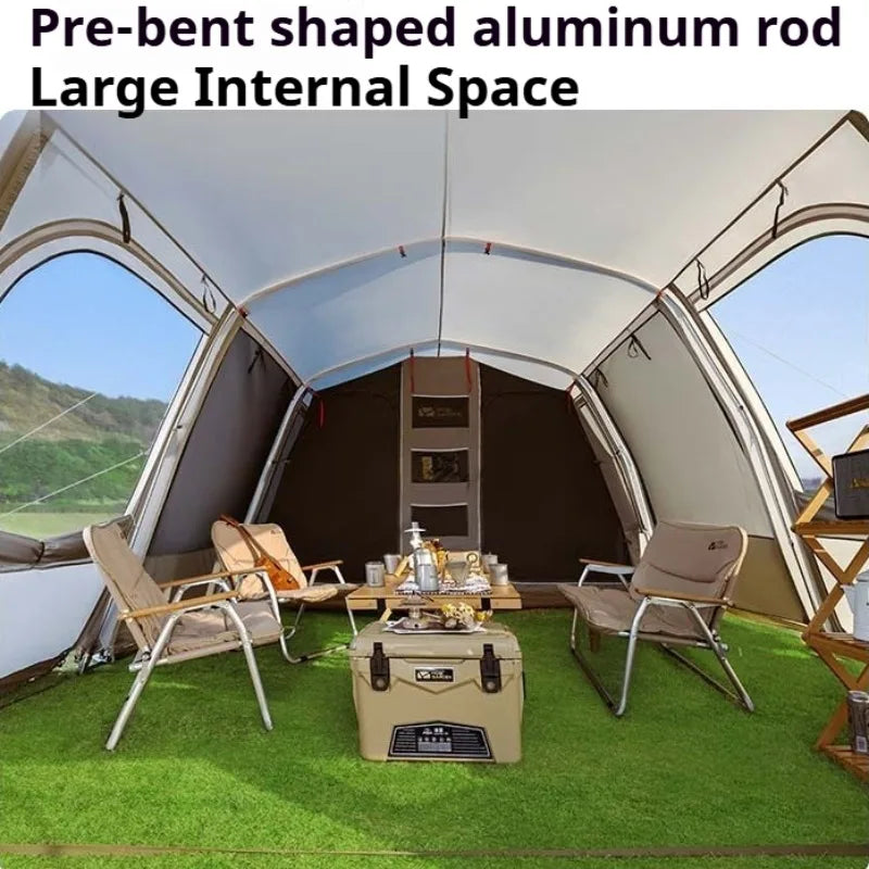 Thickened Large Space Tunnel Tents Portable Foldable