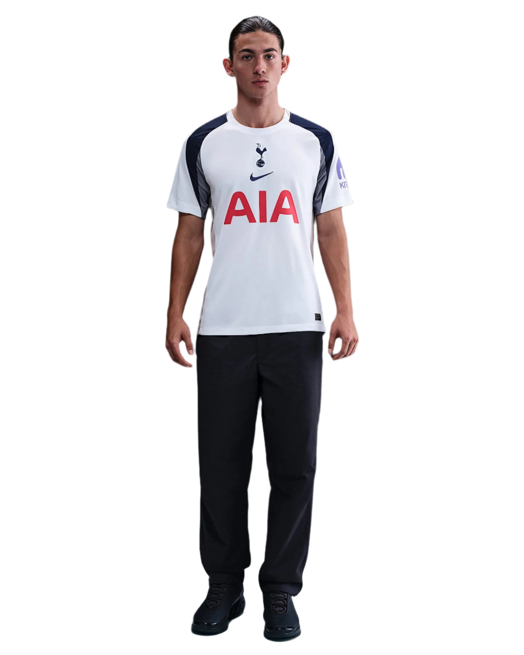Nike Bentancur Tottenham Hotspurs Home Jersey w/ EPL + No Room For Racism Patch 25/26 (White/Iron/Binary Blue)