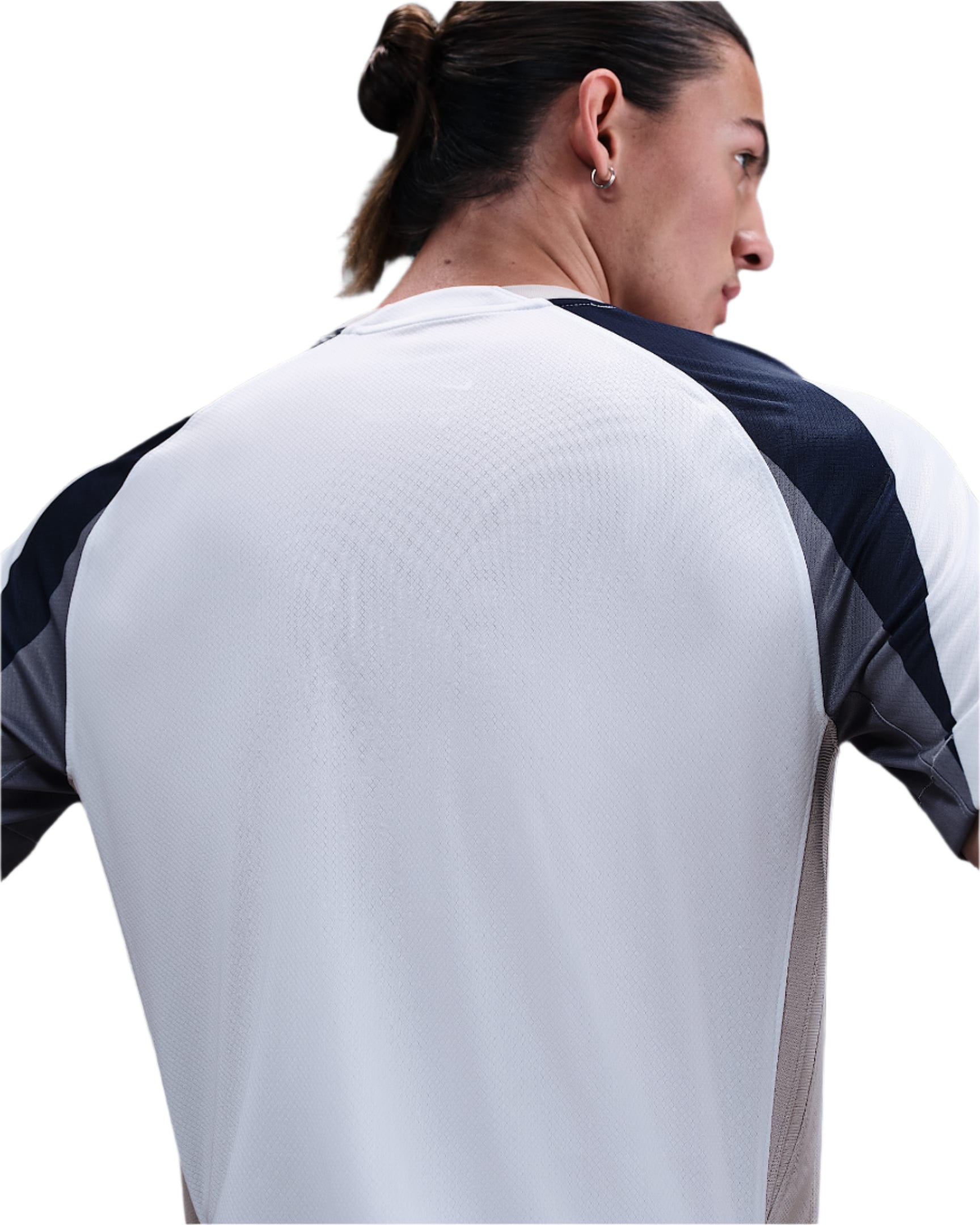 Nike Van de ven Tottenham Hotspurs Home Jersey w/ EPL + No Room For Racism Patch 25/26 (White/Iron/Binary Blue)