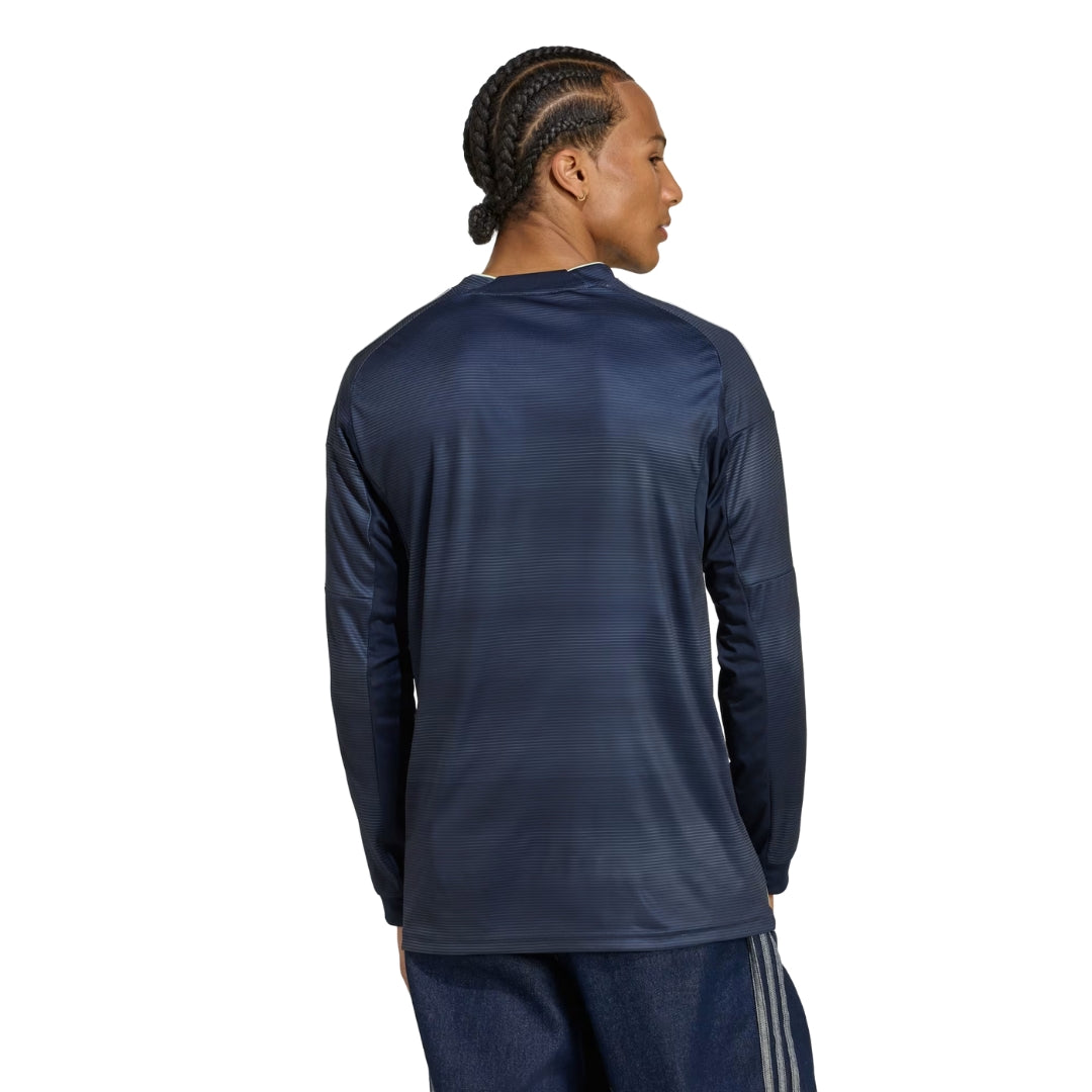 adidas Real Madrid Endrick Long Sleeve Away Jersey w/ Champions League Patches 25/26 (Legend Ink)