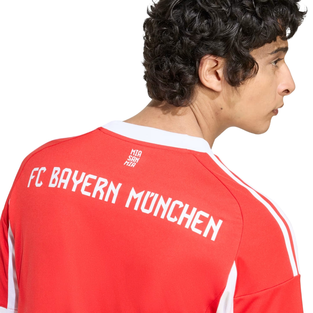 adidas Bayern Munich Muller Home Jersey w/ Champions League Patches 25/26 (Red)