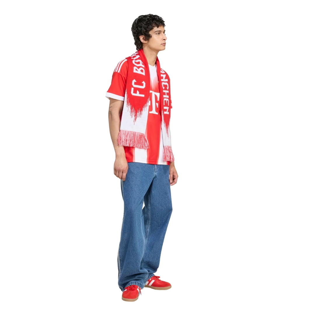 adidas Bayern Munich Musiala Home Jersey w/ Champions League Patches 25/26 (Red)