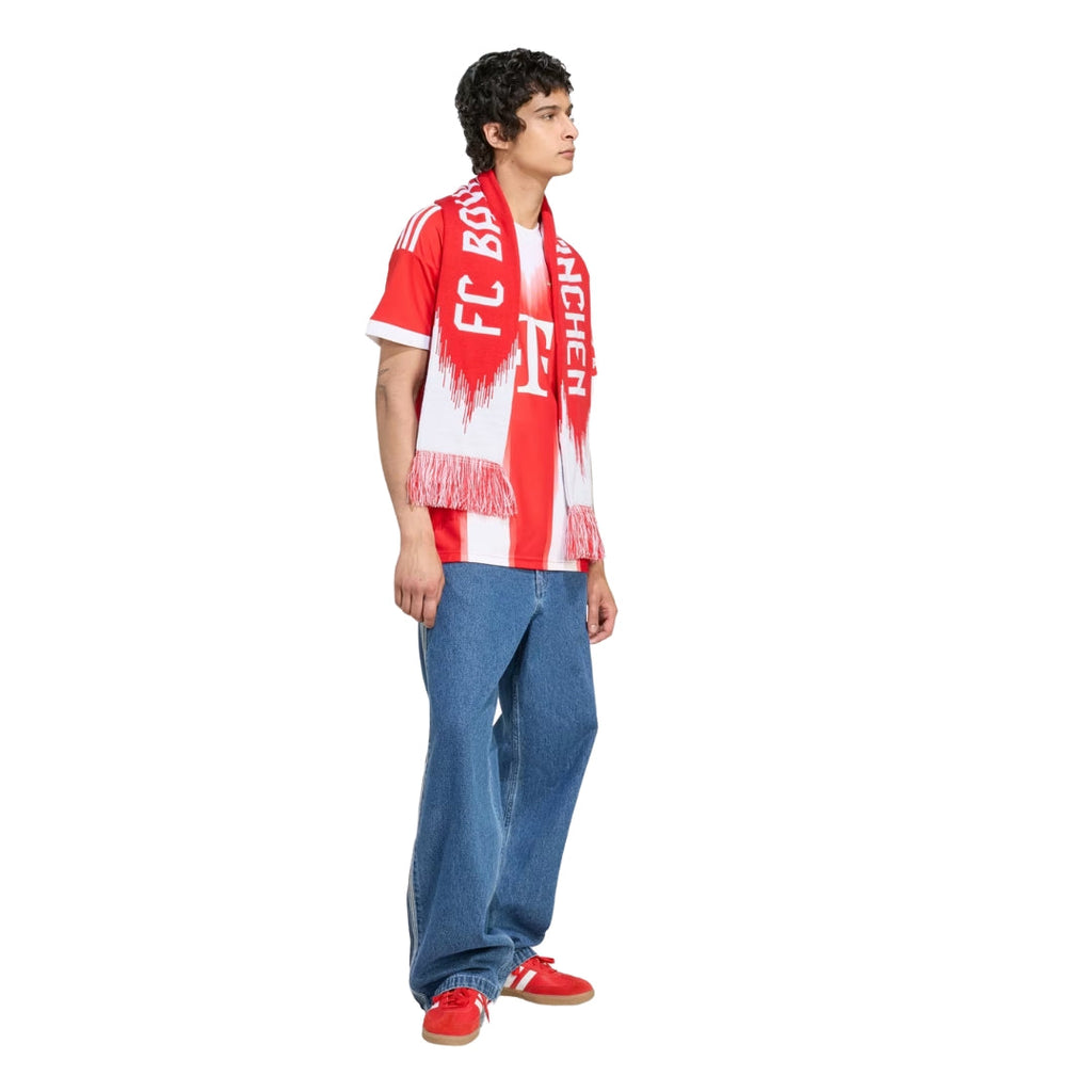 adidas Bayern Munich Ito Home Jersey w/ Champions League Patches 25/26 (Red)