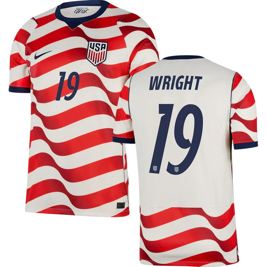 Men’s #19 Haji Wright 2026 World Cup Jersey