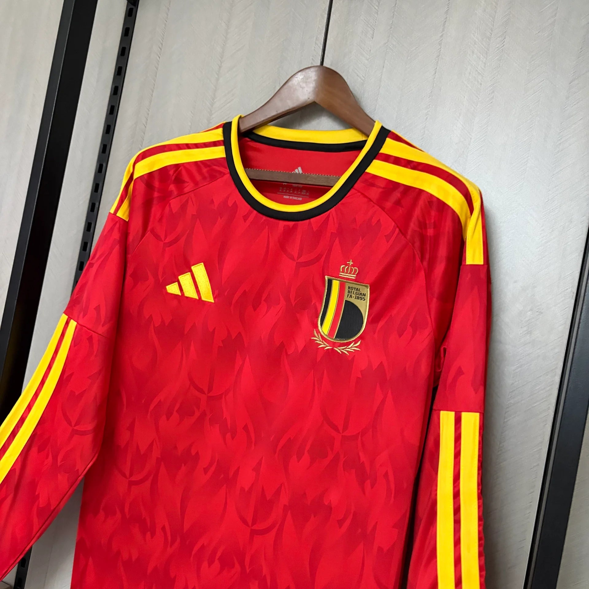 Belgium Long Sleeve Home Soccer Jersey World Cup 2026