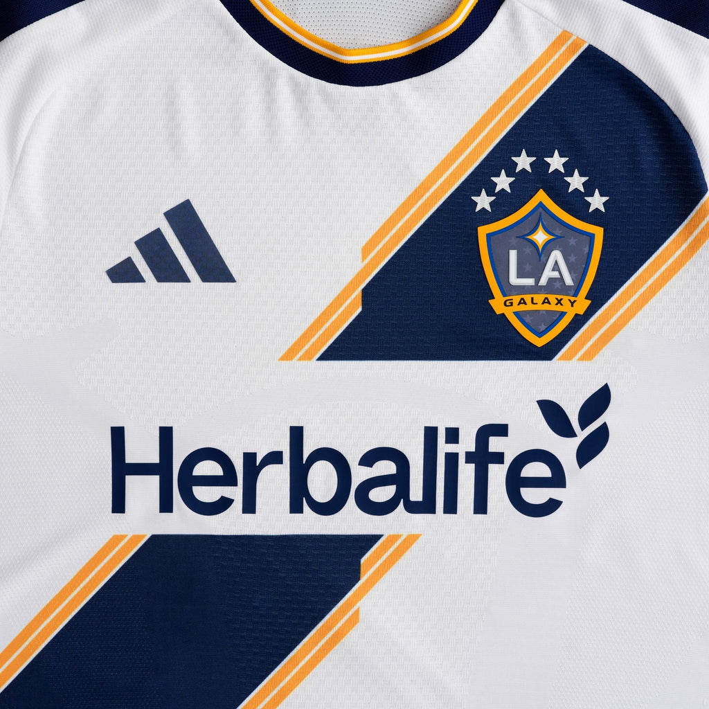 adidas Men's Gabriel Pec LA Galaxy Authentic Match Home Jersey 26/27 (White)