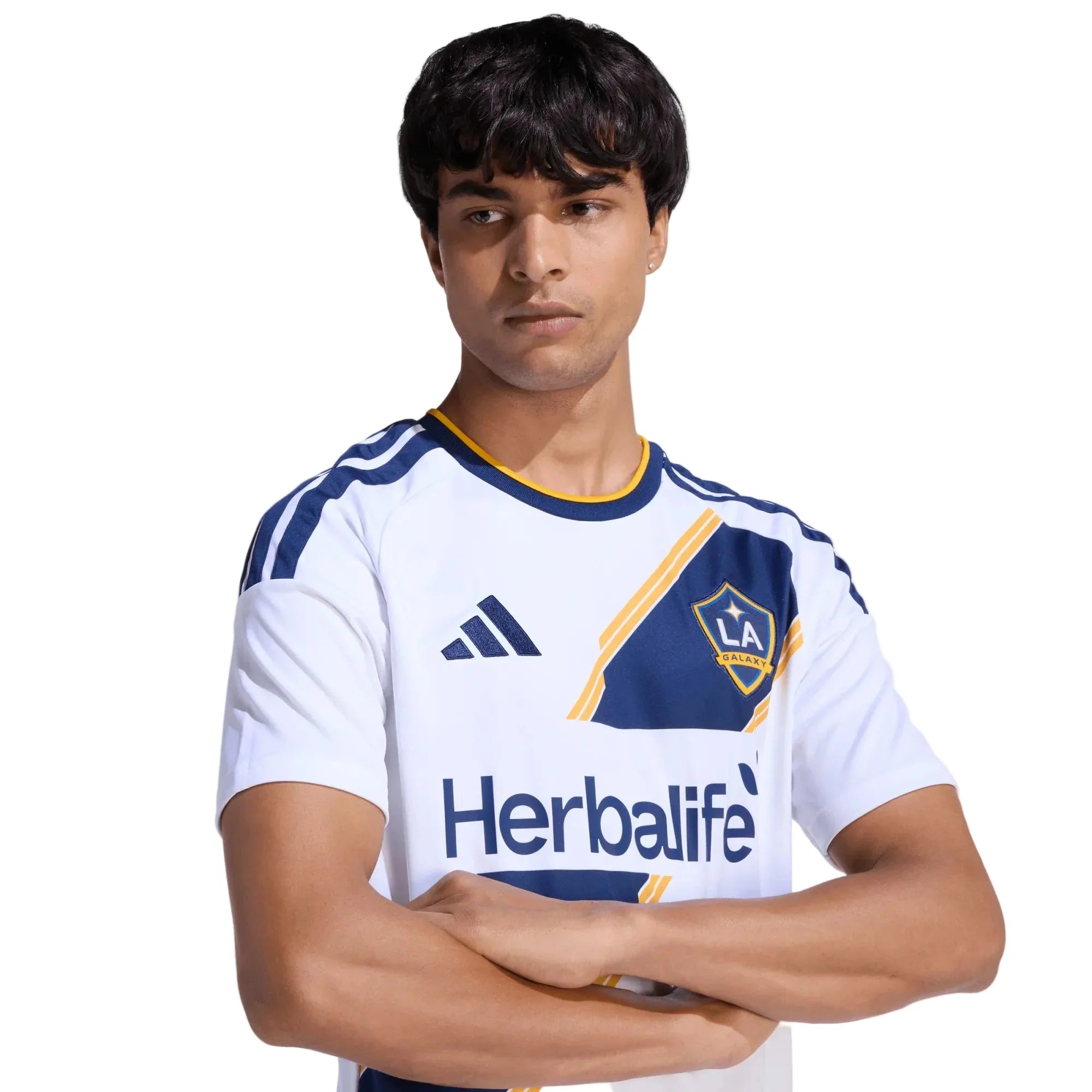 adidas Men's Micovic LA Galaxy Home Stadium Jersey 26/27 (White)