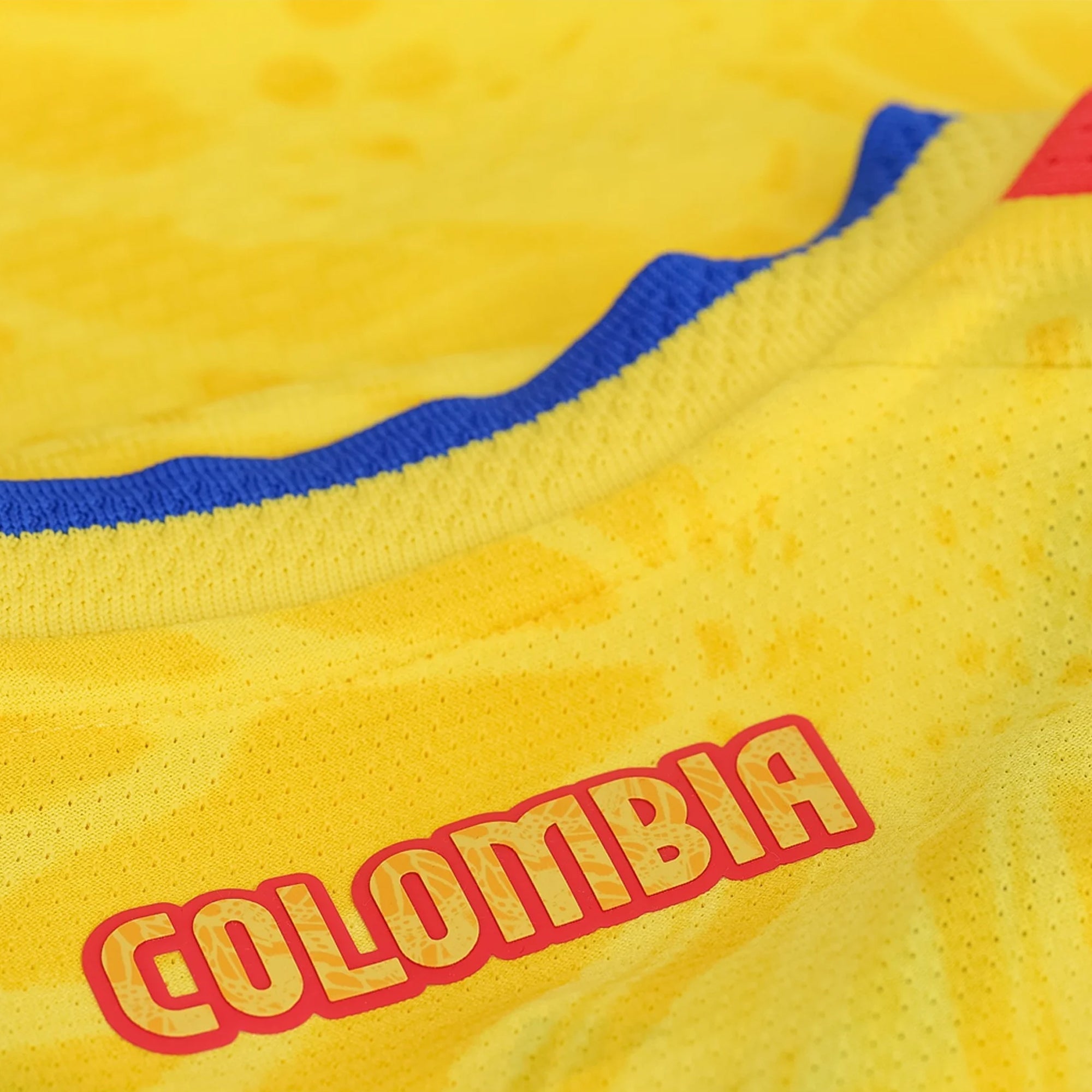 adidas Men's Asprilla Colombia 2026 Authentic Home Jersey (Impact Yellow)
