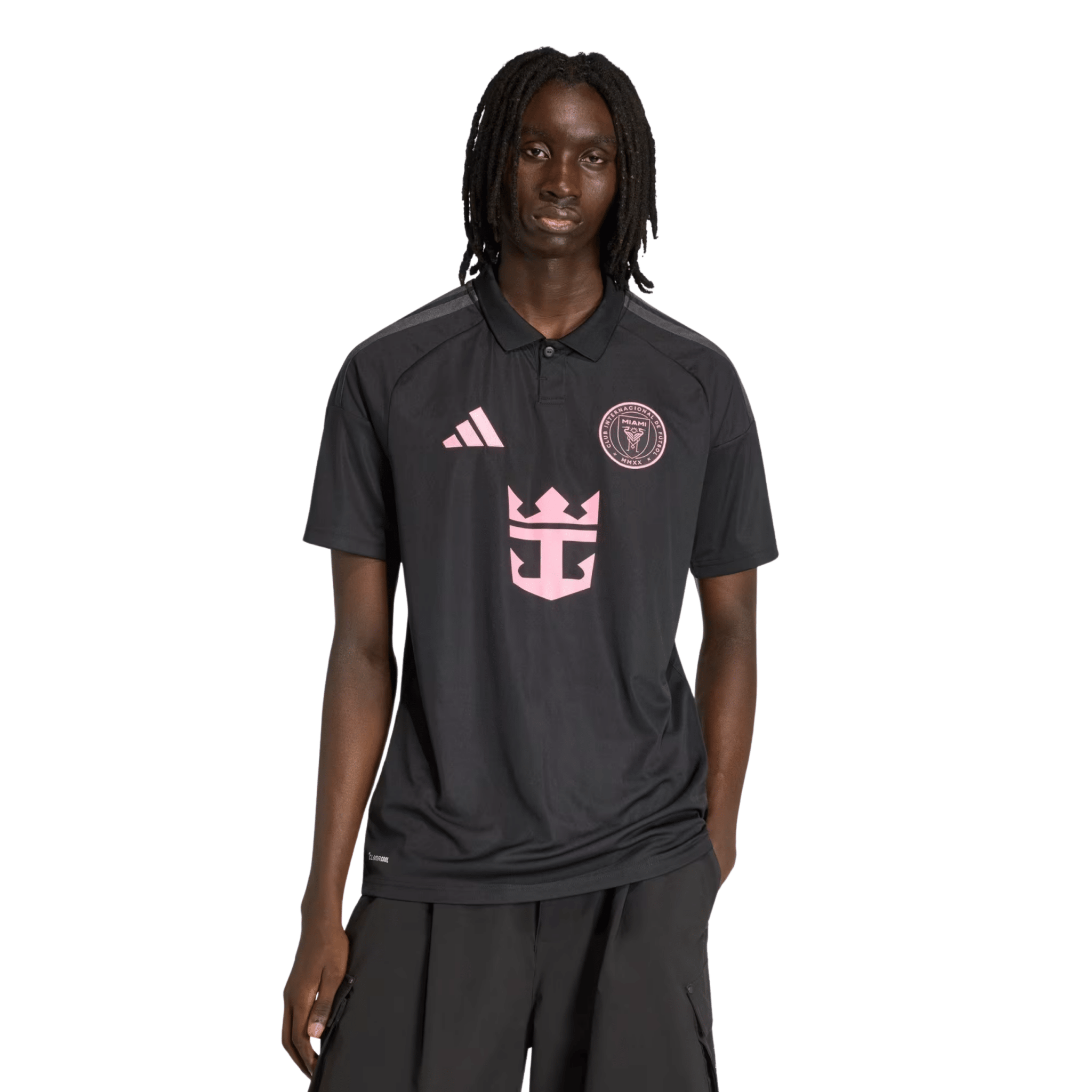 adidas Men's Ruiz Inter Miami CF 26/27 Away Jersey (Black/Pink)