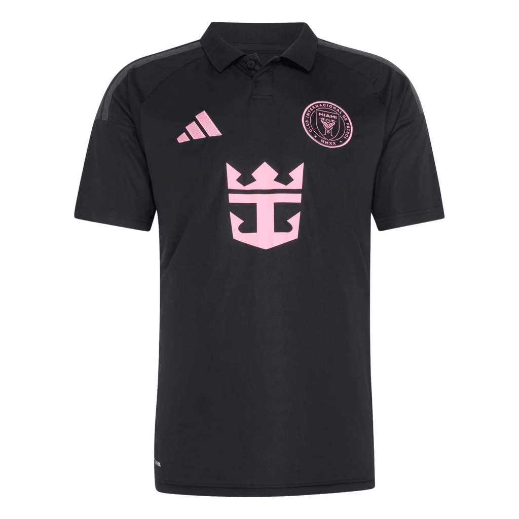 adidas Men's Silvetti Inter Miami CF 26/27 Away Jersey (Black/Pink)
