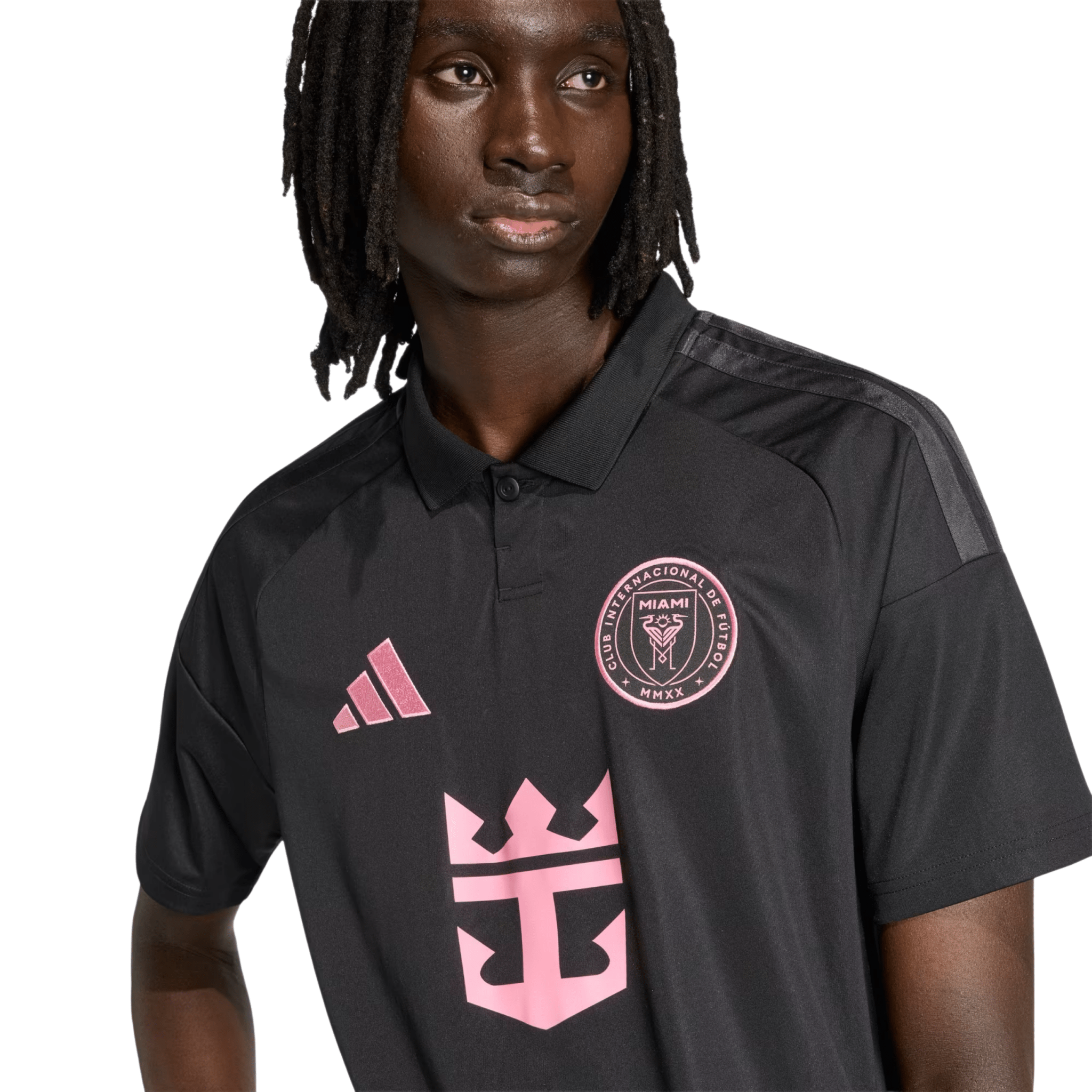 adidas Men's Allendne Inter Miami CF 26/27 Away Jersey (Black/Pink)